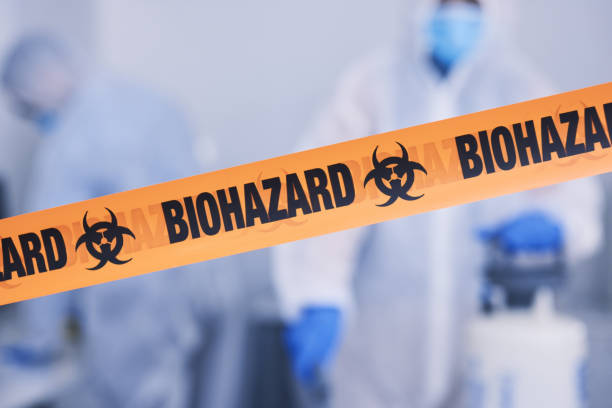 Professional Blood Cleanup technician working in Bay Shore, NY